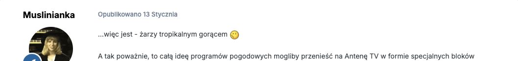 Komentarz: POGODA24.TV: opinia o profilu tematycznym