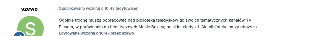Komentarz: Oczekiwanie większej różnorodności teledysków